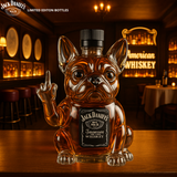 Vicces whisky üveg kutya formájában