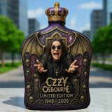 Ozzy Osbourne Domborítással készült Whisky Üveg, Limitált Kiadás - 5