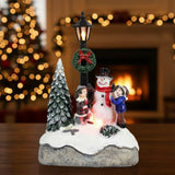 Ema & Jakub | Karácsonyi világító dekoráció hóemberrel