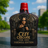 Ozzy Osbourne Domborítással készült Whisky Üveg, Limitált Kiadás - 5