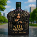 Ozzy Osbourne Domborítással készült Whisky Üveg, Limitált Kiadás - 5